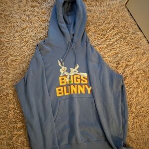 uniqlo blue bugs bunny hoodie